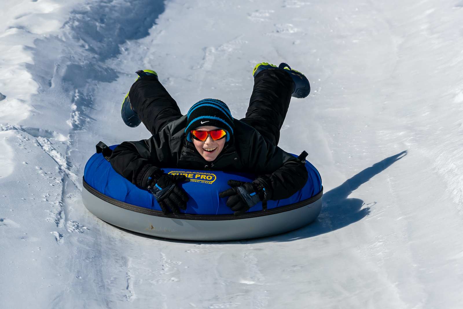 snow tubing family fun in western pa