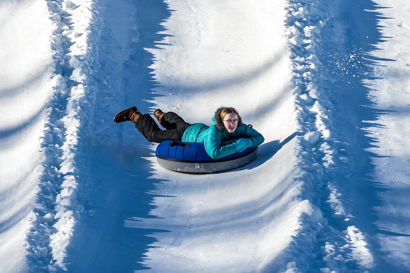 snow tubing family fun in western pa