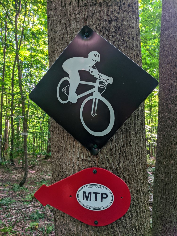🚴‍♂️🌞 The mountain bike trails at Mount Pleasant are open! 🌞🚴‍♂️